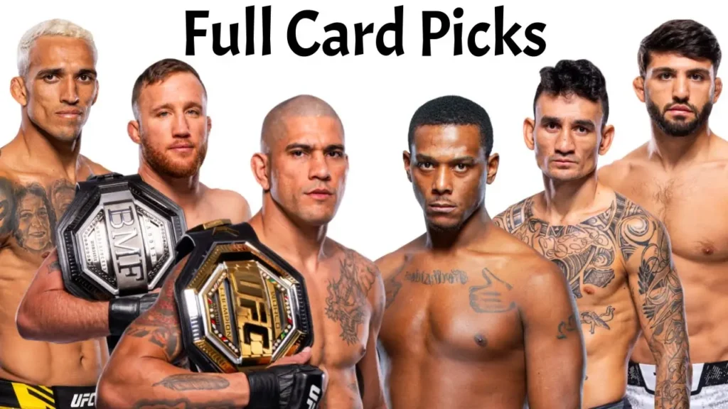 UFC 300 Fight Card